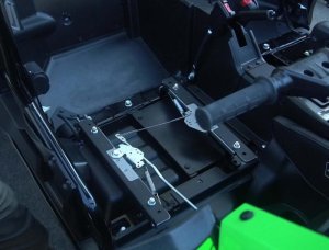 Kawasaki Teryx KRX 1000 Trail Edition Seat Mount Kit - Driver and Passenger Side - PRP Seats - Mount Hardware with Sliders - OnyxCoated - `21-`22 Kawasaki Teryx KRX 1000 Trail Edition Seat Mount Kit - Driver and Passenger Side - PRP Seats - Mount Hardware with Sliders - OnyxCoated - `21-`22